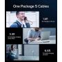 USB Type C Cable, [5 Pack 3.1A] Quick QC3.0 Fast Charging USB C Cable, INIU (1.6+3.3+3.3+6.6+6.6ft) Nylon Phone Charger USB-C Cables for Samsung Galaxy S20 S10 S9 S8 Plus Note 10 9 LG Google Pixel etc