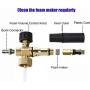 Tool Daily Foam Cannon with 1/4 Inch Quick Connector, 1 Liter, 5 Pressure Washer Nozzle Tips