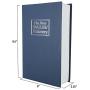 Stalwart 82-14762 Metal Diversion Dictionary Book Safe w/Key Lock-6 x 9 in, Full Size