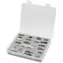 Professional Domestic 42pcs Sewing Machine Sewing Foot Presser Foot Presser Feet Set with Plastic Storage Box for Brother, Singer, Babylock, Janome and Kenmore Low Shank Sewing Machines