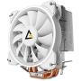 Antec CPU Cooler, C400 Glacial 120mm Pure White LED for Intel LGA 775/1150/ 1151/1155/ 1156/1366/ 2011/2066 & AMD Socket FM2/ FM1/ AM3+/ AM2 +/ AM2/ AM4