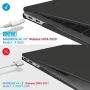 IBENZER New 2020 MacBook Air 13 inch Case M1 A2337 A2179 A1932, Plastic Hard Shell Case for Apple Mac Air 13 Retina Display with Touch ID (2018-2020), Black, MMA-T13BK A IBENZER New 2020 MacBook Air 13 inch Case M1 A2337 A2179 A1932, Plastic Hard Shell Case for Apple Mac Air 13 Retina Display with Touch ID (2018-2020), Black, MMA-T13BK A