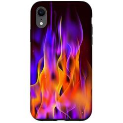 iPhone XR Fire Flame Music Rock Heavy Metal Graffiti Passion Love Gift Case