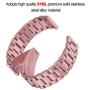 VIGOSS Compatible with Fitbit Versa Band/Versa 2 Bands Rose Gold Women Solid Stainless Steel Versa Special Edition Bands Metal Strap Replacement for Fitbit Versa/Lite/Versa 2/Special Edition