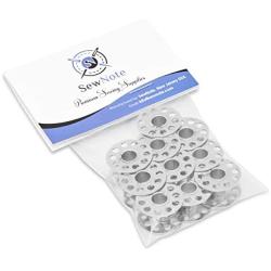 SewNote 10 Pack Class 15 Metal Bobbins Made to Fit Singer Kenmore Brother Janome Sewing Machines