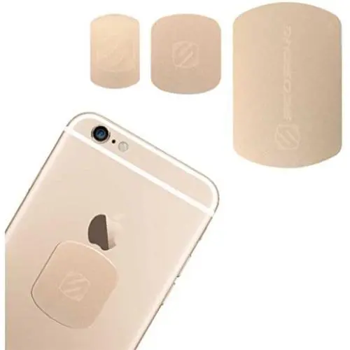 SCOSCHE MAGRKGDI MagicMount Magnetic Mount Replacement Plate Kit for Mobile Devices, Gold SCOSCHE MAGRKGDI MagicMount Magnetic Mount Replacement Plate Kit for Mobile Devices, Gold