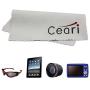 CEARI 39mm Screw Metal Body Cap and Rear Lens Cap Cover for Leica M39 Lens - Silver