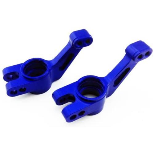 Atomik RC Alloy Rear Stub Axle Carrier, Blue fits The 1/10 Slash 4X4 and Other Models - Replaces Part 1952