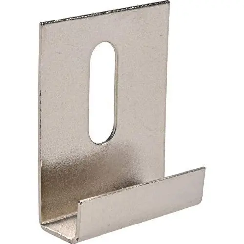Hillman 54117 Wide Channel Metal Mirror Clips (1/4'' x 1'' x 1-1/2'') - 15 Pieces Hillman 54117 Wide Channel Metal Mirror Clips (1/4'' x 1'' x 1-1/2'') - 15 Pieces