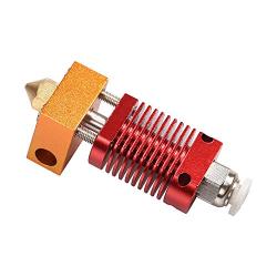 Bigtreetech CR10 12V Full Metal J-Head Assembled MK8 Hot end kit Aluminum Heat Block,1.75mm 0.4MM Nozzle Heater thermistor for Ender-3/CR-10/CR-10S,Bowden extruder with Metal hot end 0.4MM