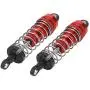 Vbest life 2 Pcs Shock Struts Damper, Metal Shock Struts Damper RC Spare Parts for 1/14 WLtoys 144001 RC Model(Red)