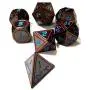 Dark Alpha Metal Polyhedral D&D Dice Set for RPGs Dark Alpha Metal Polyhedral D&D Dice Set for RPGs