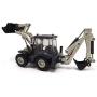 EMART Alloy Diecast Toy Digger and Excavator Truck Model 1:50 4-Wheel Multi-Function Excavator Metal Engineering Vehicle Car Collection Toys for Kids