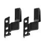 Wiper Blade Adapter, 3392390298 2 Pcs Metal Car Automotive Front Windshield Wiper Arm Adapter Mounting Kit Universal Black with Mounting Screws