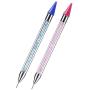 2 Pcs No Wax Needed Diamond Painting Tools Self-Stick Drill Pen, Specialty Design for 5D DIY Painting with Diamonds Accessories Kits for Adults Relieve Hands Fatigue