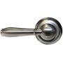 Korky 6071BP Strongarm Tank Lever Faucet Style in Brushed Nickel-Universal to Fit Front Angled Side Left and Right Mount Toilets