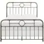 Walker Edison Vintage Metal Iron Pipe Queen Size Bed Headboard Bedroom Walker Edison Vintage Metal Iron Pipe Queen Size Bed Headboard Bedroom