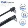 OTUAYAUTO 4Pcs 10mm Ball Studs With Hardware - 5/16-18 Thread x 3/5'' Long Shank - For Universal Gas Strut Lift Support OTUAYAUTO 4Pcs 10mm Ball Studs With Hardware - 5/16-18 Thread x 3/5'' Long Shank - For Universal Gas Strut Lift Support