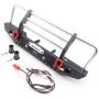 KYX Racing Alloy Front Bumper with LED Lights Upgrades Parts Accessories for RC Crawler Car Traxxas TRX4 TRX-4 Redcat Gen8 Scout II KYX Racing Alloy Front Bumper with LED Lights Upgrades Parts Accessories for RC Crawler Car Traxxas TRX4 TRX-4 Redcat Gen8 Scout II