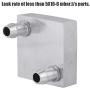 ASHATA 40x40mm Water Cooling Aluminum Block for CPU Graphics Radiator Heatsink Water Cooler