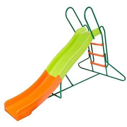 Platports 8 FT Freestanding Backyard Wavy Water Slide for Children, Preschoolers/Big kid - In/outdoor Playground Equipment for Home, Preschool, Child/Daycare, School