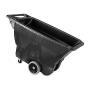 Rubbermaid Commercial Products FG9T1300BLA Polyethylene Box Cart, 450-Pound Load Capacity, Black