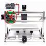 3 Axis Desktop DIY Mini CNC 3018 Router Kit GRBL Control Plastic Acrylic PCB PVC Wood Carving Milling Engraving Machine Working Area 30x18x4.5cm