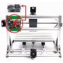 3 Axis Desktop DIY Mini CNC 3018 Router Kit GRBL Control Plastic Acrylic PCB PVC Wood Carving Milling Engraving Machine Working Area 30x18x4.5cm