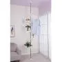 BAOYOUNI 7-Layer Indoor Plant Stands Spring Tension Pole Metal Flower Display Rack Space Saver Corner Floral Pot Hanger Shelf, Ivory BAOYOUNI 7-Layer Indoor Plant Stands Spring Tension Pole Metal Flower Display Rack Space Saver Corner Floral Pot Hanger Shelf, Ivory