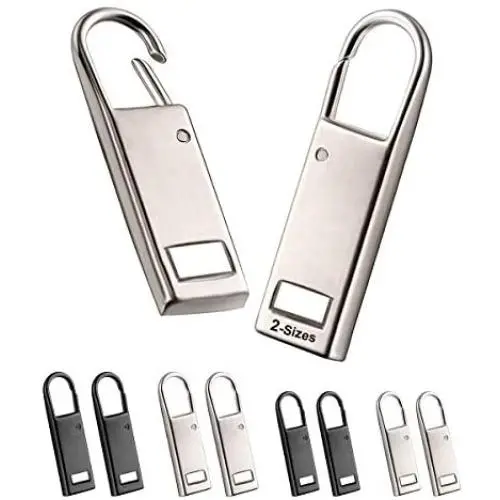 Zipper Pull Replacement Metal Zipper Handle Mend Fixer Zipper Tab Repair for Shoes Luggage Suitcases Bag Jacket (8 PCS) Zipper Pull Replacement Metal Zipper Handle Mend Fixer Zipper Tab Repair for Shoes Luggage Suitcases Bag Jacket (8 PCS)