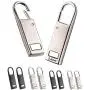 Zipper Pull Replacement Metal Zipper Handle Mend Fixer Zipper Tab Repair for Shoes Luggage Suitcases Bag Jacket (8 PCS) Zipper Pull Replacement Metal Zipper Handle Mend Fixer Zipper Tab Repair for Shoes Luggage Suitcases Bag Jacket (8 PCS)