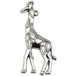 WYSIWYG 12 Pieces Charms Charm Bracelet Giraffe 53x23mm for Jewelry Making Supplies Metal Crafts Accessories