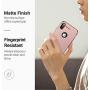 TORRAS Lock Series for iPhone X Case/for iPhone Xs Case 3-in-1 Luxury Anti-Scratch Hard Cover with Electroplated Frame Phone for iPhone Xs/X, Rose Gold