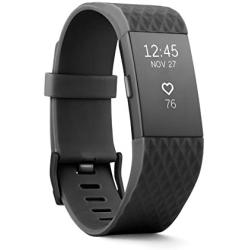 Fitbit Charge 2 Heart Rate + Fitness Wristband, Special Edition, Gunmetal, Large (US Version)