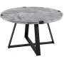 Walker Edison Anastasia Modern Metal Wrap X Base Coffee Table, 30 Inch, Grey Concrete Walker Edison Anastasia Modern Metal Wrap X Base Coffee Table, 30 Inch, Grey Concrete