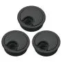 Bosidetool 3 Pcs Metal Cable Grommet, Zinc Alloy Desk Table Grommet Cable Cord Hole Cover for Home and Office, Fits 2.08 inch Hole (53mm Black) Bosidetool 3 Pcs Metal Cable Grommet, Zinc Alloy Desk Table Grommet Cable Cord Hole Cover for Home and Office, Fits 2.08 inch Hole (53mm Black)