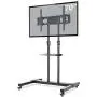 TAVR Mobile TV Stand Rolling TV Cart Floor Stand with Mount on Lockable Wheels Height Adjustable shelf for 32-70 inch Flat Screen or Curved TVs Monitors Display Trolley Stand Loading 110lbs TAVR Mobile TV Stand Rolling TV Cart Floor Stand with Mount on Lockable Wheels Height Adjustable shelf for 32-70 inch Flat Screen or Curved TVs Monitors Display Trolley Stand Loading 110lbs