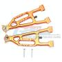 GPM Losi 1/10 Baja Rey 4WD Desert Truck (LOS03008) Upgrade Parts Aluminum Front Lower Suspension Arm - 1 Pair Set Orange