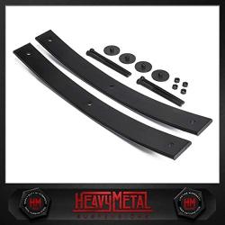 Heavy Metal Suspensions - FIts 2005-2020 Nissan Frontier (2WD 4WD) 2'' Rear Add-a-Leaf High Strength Carbon Steel Lift Kit - Includes 4 Poly Isolator Pads