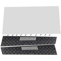 Facibom for TRX6 G63 TRX4 G500 Engine Cover Hood Non-Slip Board Metal Anti-Skid Plate RC Crawler Car Upgrade Parts,Black