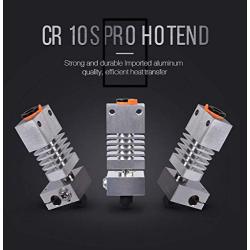 BIGTREETECH Upgrade MK8 CR10S pro Heatsink All Metal Hotend Kit Heater Block for CR10S PRO Extruder Upgrades with MK8 0.4mm Nozzle Titanium Alloy Heat Break for CR-10s PRO