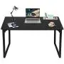KINGSO Small Computer Desk 39'' Study Writing Table for Home Office, Black Modern Desk Laptop Desk Sturdy Work Table PC Wood Computer Table with Black Metal Frame(Black) KINGSO Small Computer Desk 39'' Study Writing Table for Home Office, Black Modern Desk Laptop Desk Sturdy Work Table PC Wood Computer Table with Black Metal Frame(Black)