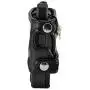 Turtleback Case Made for Unication G1 Voice Pager Fire Radio Phone Black Leather Fitted Case with Heavy Duty Ratcheting Removable Metal Belt Clip