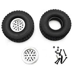 Freeby Compatible with WPL B36 MN90 Upgrade RC Car Spare Parts Metal Alloy Wheel Rim Hub