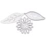 LIGONG 6 Pieces DIY Cutting Dies Flowers Leaf Metal Embossing Stencil For Album Scrapbooking Paper Card Art Craft