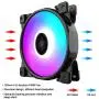 Pccooler 120mm Case Fan Dawn Series, LED RGB Silent Fans - Advanced Lighting Customizations with 7 Colors&10 Lighting Modes - PWM High Performance Cooling Fan (PC-3M120HALO Fan 1 Pack Supplement) Pccooler 120mm Case Fan Dawn Series, LED RGB Silent Fans - Advanced Lighting Customizations with 7 Colors&10 Lighting Modes - PWM High Performance Cooling Fan (PC-3M120HALO Fan 1 Pack Supplement)