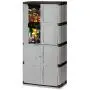 Rubbermaid Storage 72 Inch, Four-Shelf, 2 Door cabinet, Resin Locking Storage Cabinet Rubbermaid Storage 72 Inch, Four-Shelf, 2 Door cabinet, Resin Locking Storage Cabinet
