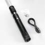 Dueling LED Lightsabers - Force FX Lightsaber with 6 Sound Fonts Rechargeable Metal Aluminum Saber Hilt Light Sabers for Adults(Black)