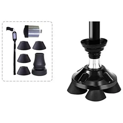 BigAlex 4Tips Replacement for Folding Walking Cane(MG Alloy Base) BigAlex 4Tips Replacement for Folding Walking Cane(MG Alloy Base)