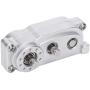 VGEBY RC Transfer Case, 313mm 1/10 Transfer Case Wheelbase Metal Chassis Frame Transfer Case Fit for 1/10 RC Crawler Car (Silver)